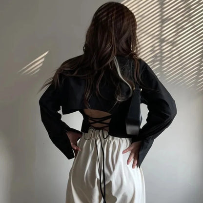 Paige | Backless Sexy Blouse