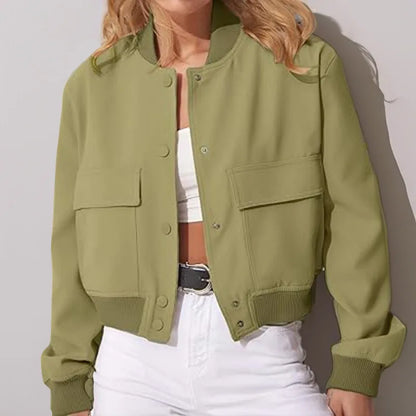 Adaline | Long Sleeve Bomber Jacket