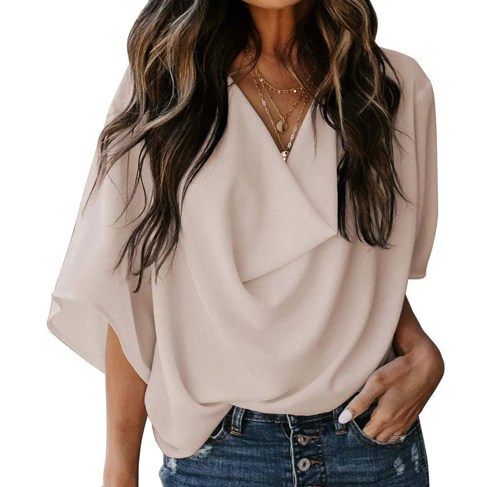 Riley | Women Pullover Elegant Blouse - TrendHavenCo