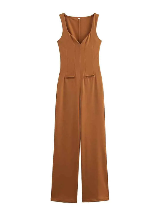 Emerie | Simple and Comfortable Long Jumpsuit