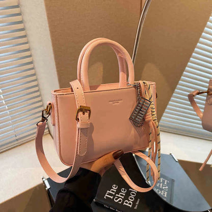 Audrey | Top-handle Single Shoulder Bags with Pendant - TrendHavenCo