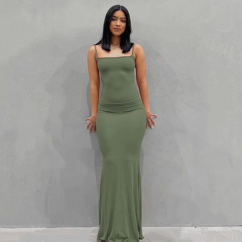 Dakota | Sexy Spaghetti Strap Long Dress