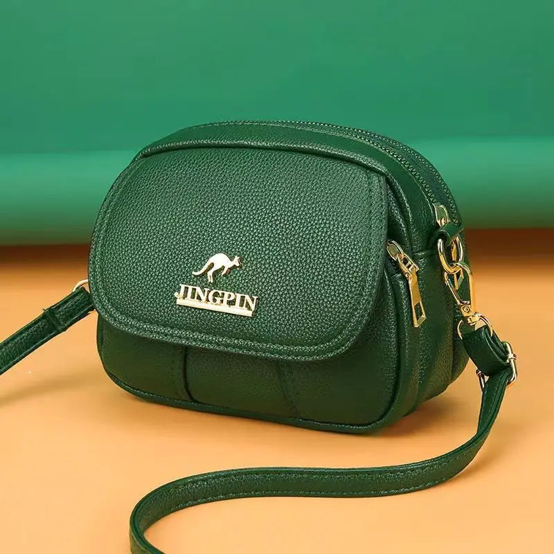 Ruby | Soft Leather Handbag Crossbody Bag - TrendHavenCo