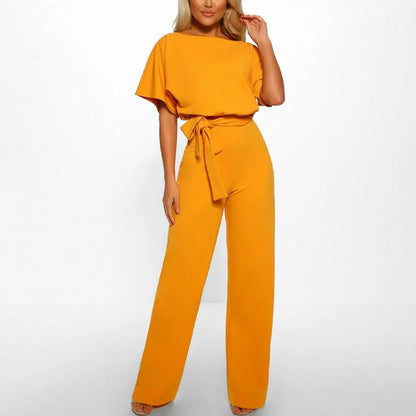 Daniella | Tight Waist Slim Jumpsuit