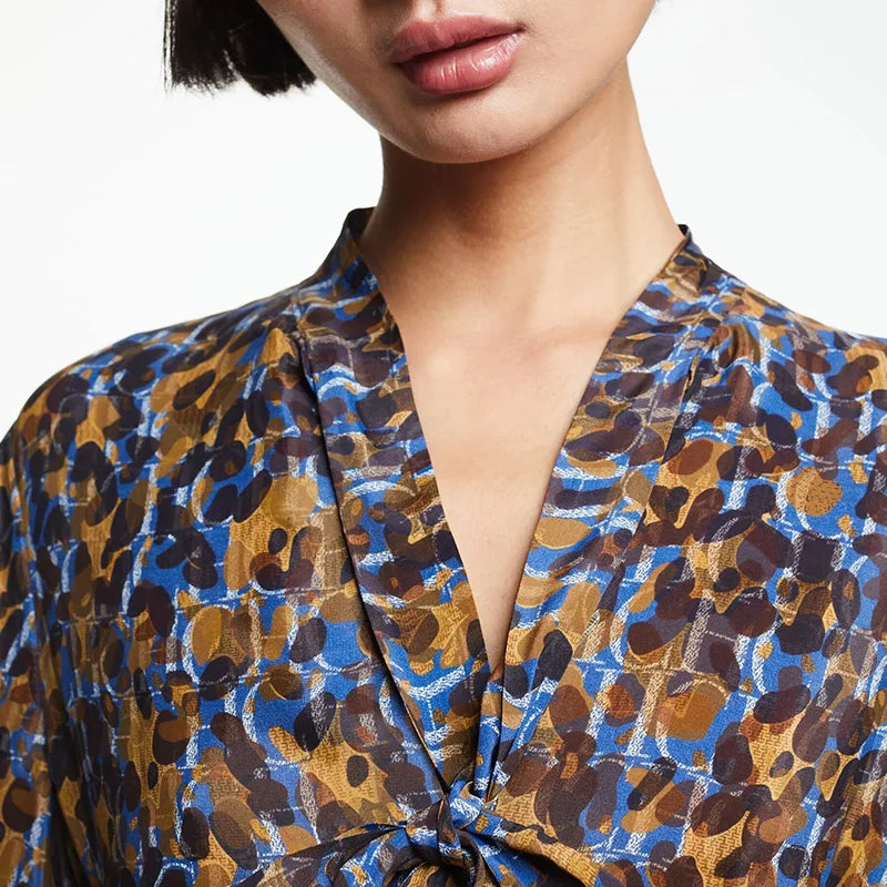Noelle | Long Sleeved Shirt Dress Layered Skirt
