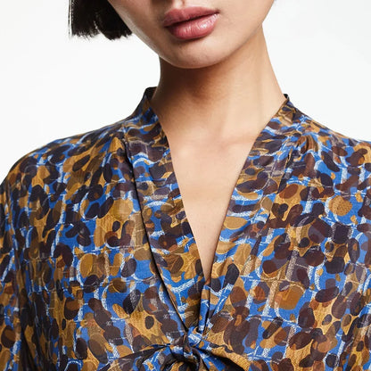 Noelle | Long Sleeved Shirt Dress Layered Skirt
