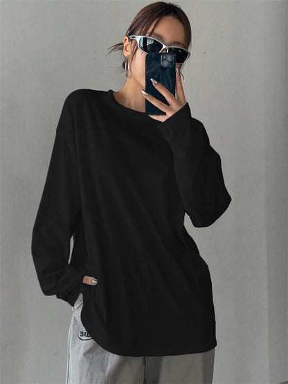 Belinda | Long Sleeve Loose O-neck T-shirt
