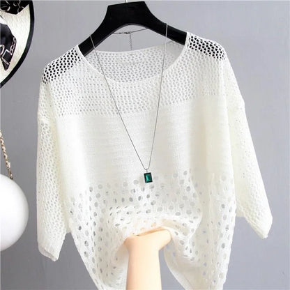 Aubrey | Knitted Vest Hollow Out Streetwear