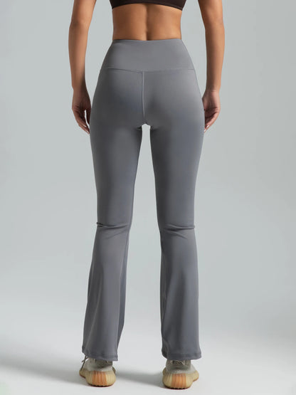 Women's High Waisted Bootcut Yoga Pants - Flared Leggings for Workout and Casual Wear - Comfortable and Stylish Activewear - TrendHavenCo