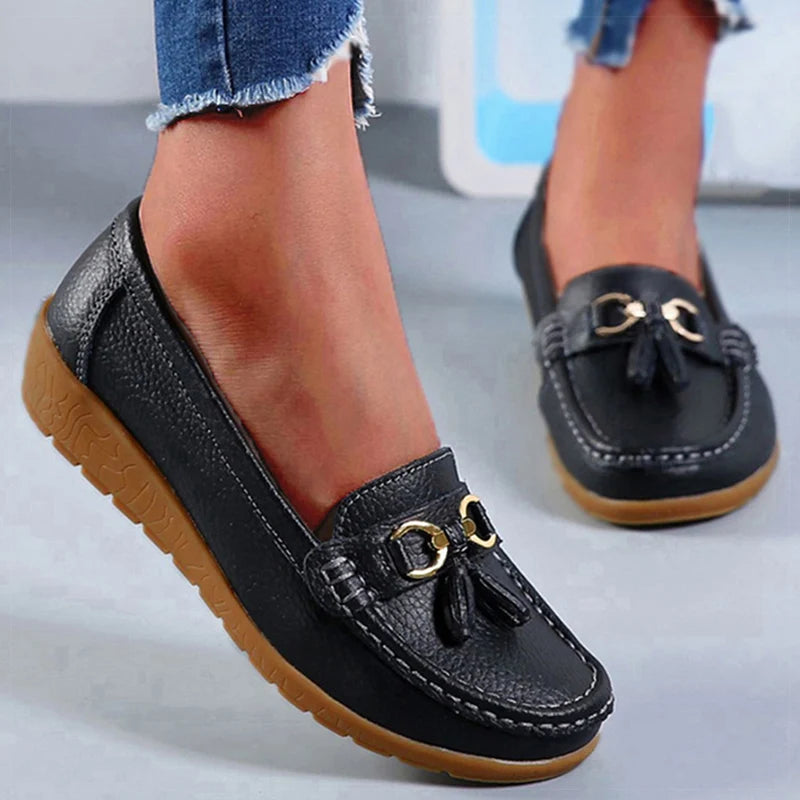 Emily | Slip On Flat Shoes - TrendHavenCo