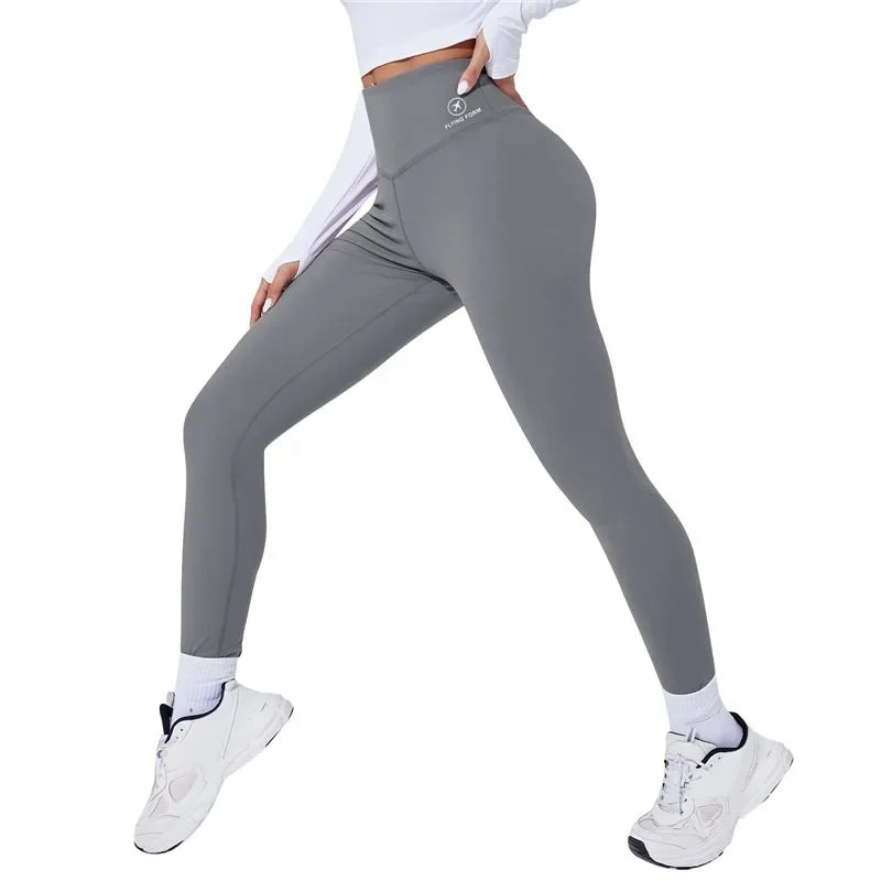 High Waist Yoga Warm Leggins Sports Tights Thermal Woman Running Pants Sexy Butt Lifting Leggings Push Up Panties Gym Fitness - TrendHavenCo