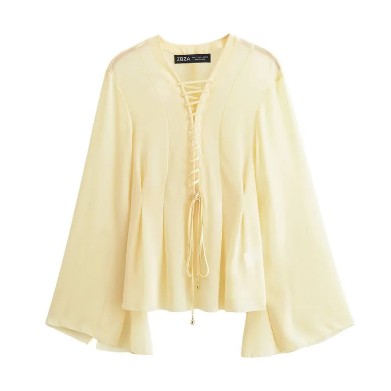 Yeng | Women Chiffon Blouse - TrendHavenCo