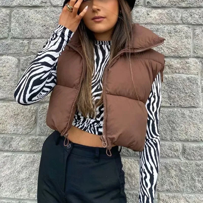 Bailey | Winter Short Down Sleeveless Vest