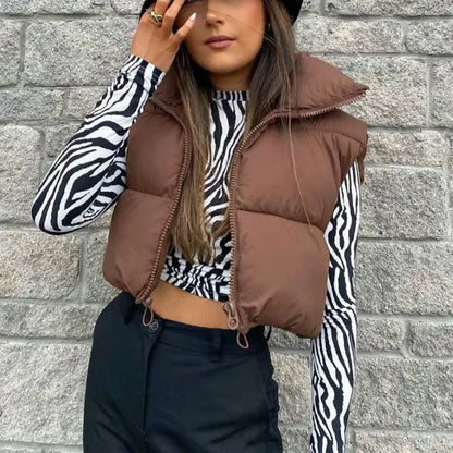 Bailey | Winter Short Down Sleeveless Vest