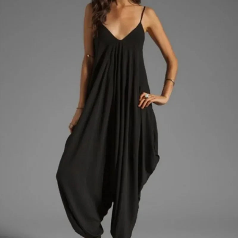 Edith | Sexy V-Neck Sleeveless Jumpsuits