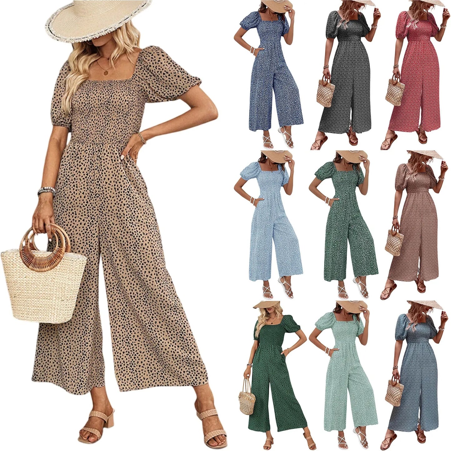 Alondra | Loose Wide Leg Jumpsuits