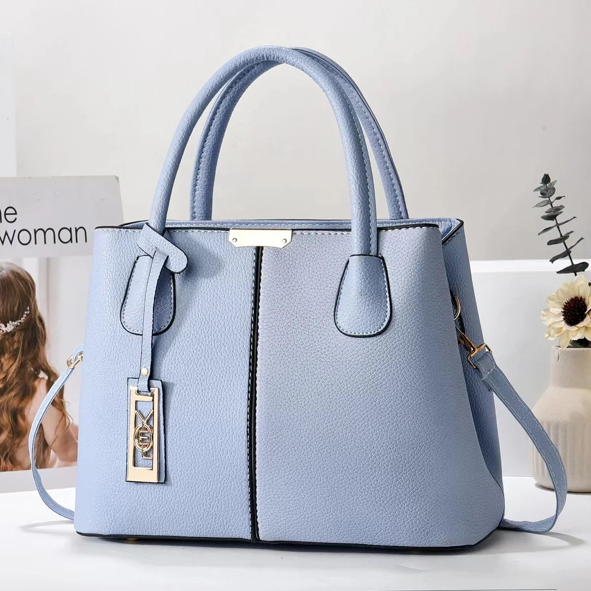 Amanda | Elegant Leather Handbag - TrendHavenCo