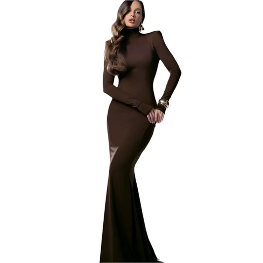 Mackenzie | Sexy Solid Backless Elegant Dress