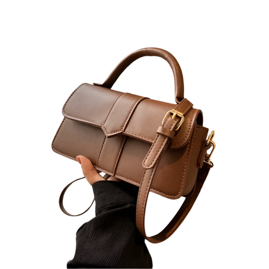 Pauline | Leather Shoulder Bag - TrendHavenCo