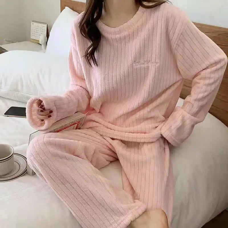 Annie | Pajamas Homewear Suit Warm Clothes