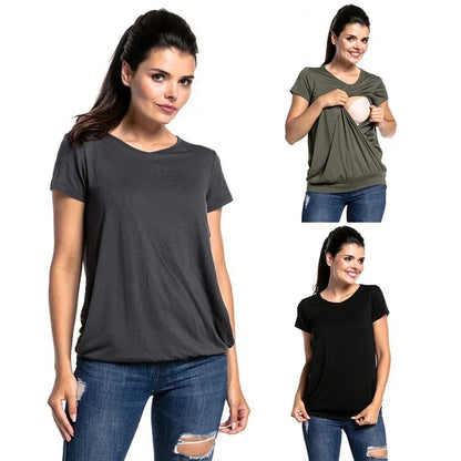 Colette | Short Sleeve T-shirts Blouse Nursing Tops