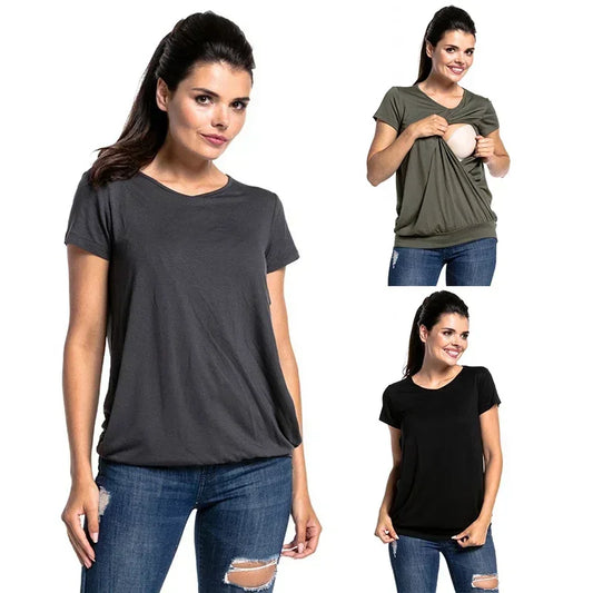 Colette | Short Sleeve T-shirts Blouse Nursing Tops