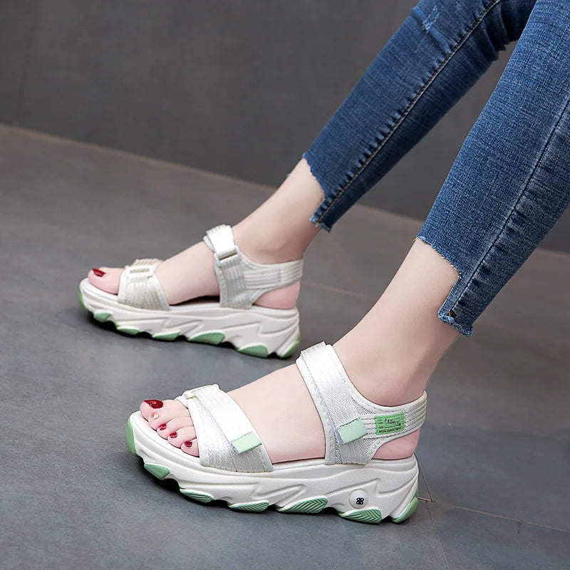 Melany | Casual Platform Non-slip Peep Toe Sandals