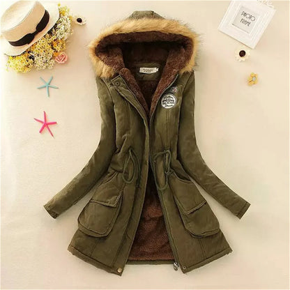 Piper | Fleece Lined Hood Down Jacket Coat
