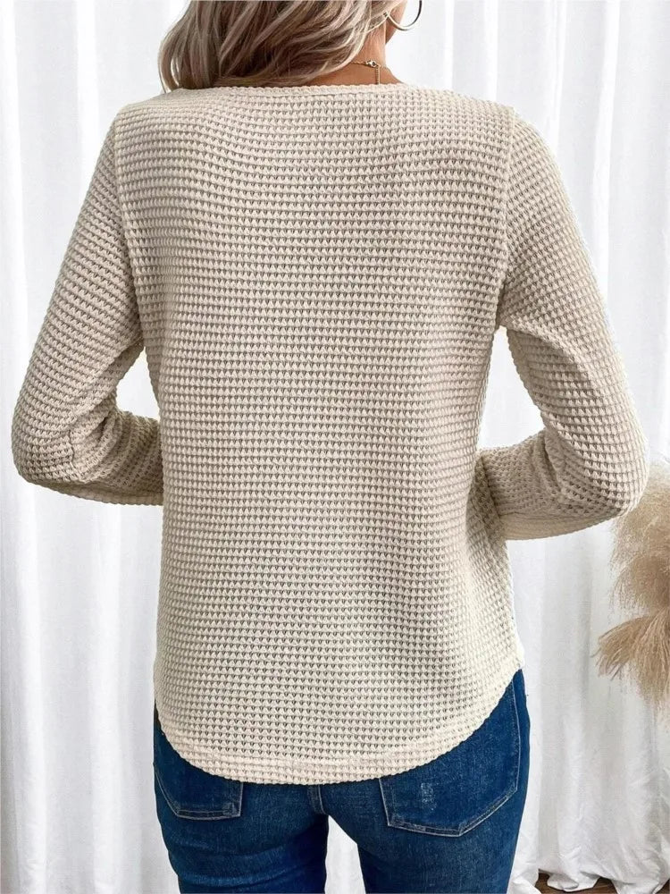 April | Lace Stitching Blouses - TrendHavenCo