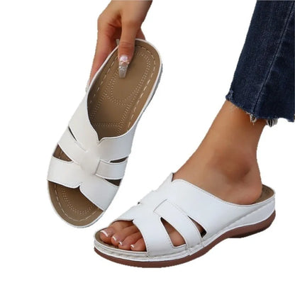 Romina | Slides Sandals Ladies Wedge
