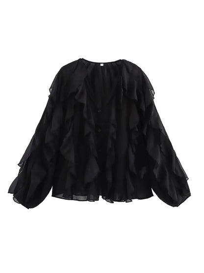 Elisa | Women Summer Blouses Shirts Tops - TrendHavenCo
