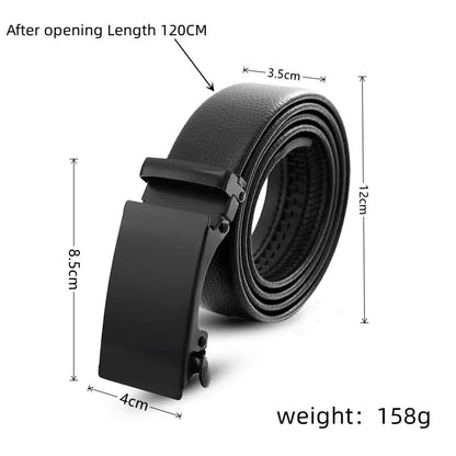 Jason | Faux Leather Trouser Belt - TrendHavenCo