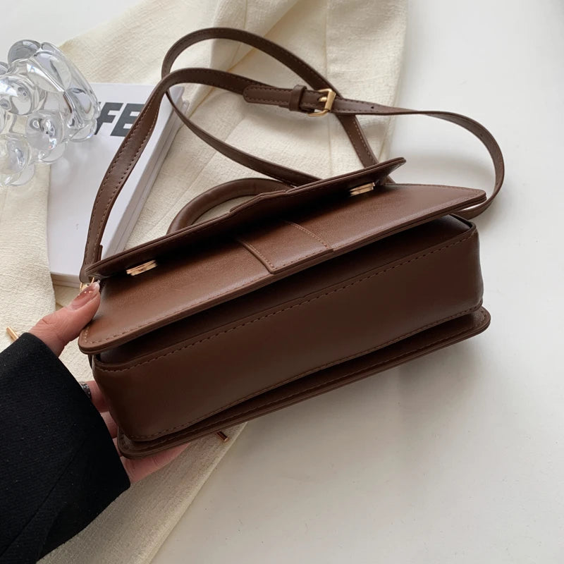 Pauline | Leather Shoulder Bag - TrendHavenCo