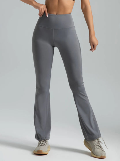 Women's High Waisted Bootcut Yoga Pants - Flared Leggings for Workout and Casual Wear - Comfortable and Stylish Activewear - TrendHavenCo