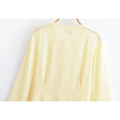 Yeng | Women Chiffon Blouse - TrendHavenCo