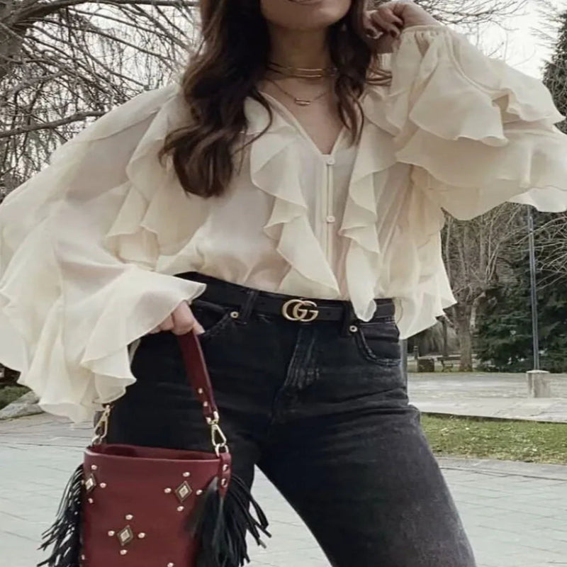 Elisa | Women Summer Blouses Shirts Tops - TrendHavenCo