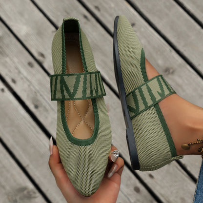 Gianna | Casual Color-block Flat Shoes - TrendHavenCo