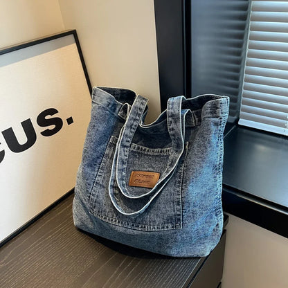 Zoey | Women Shoulder Bag Denim Handbag - TrendHavenCo