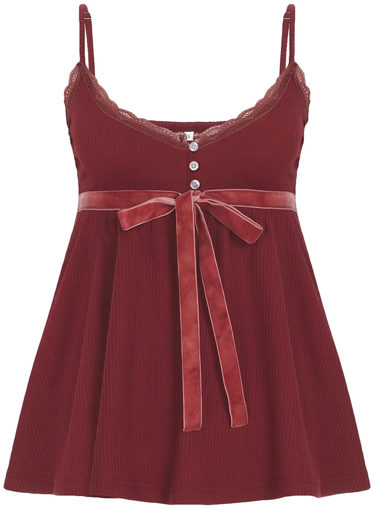 Trinity | Sweet Bow Lace Camisoles
