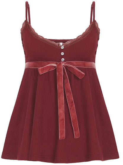 Trinity | Sweet Bow Lace Camisoles