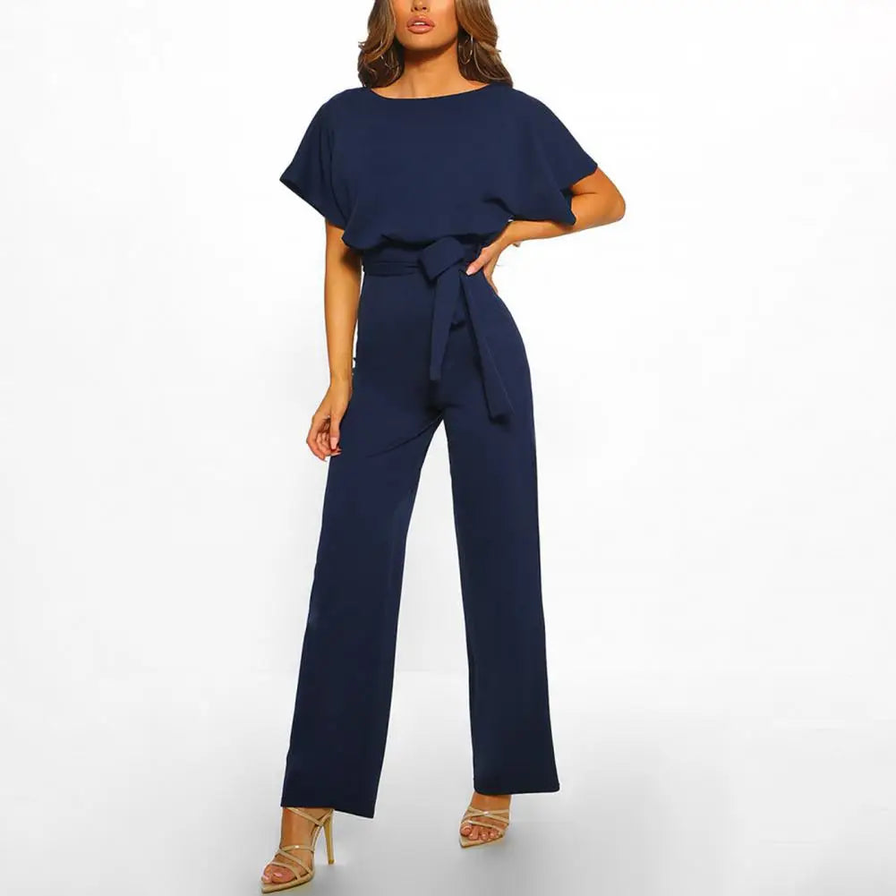 Daniella | Tight Waist Slim Jumpsuit