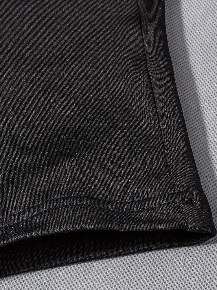 Briar | Short Sleeve Solid Skinny Bodycon Jumpsuits