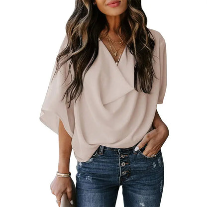Riley | Women Pullover Elegant Blouse - TrendHavenCo