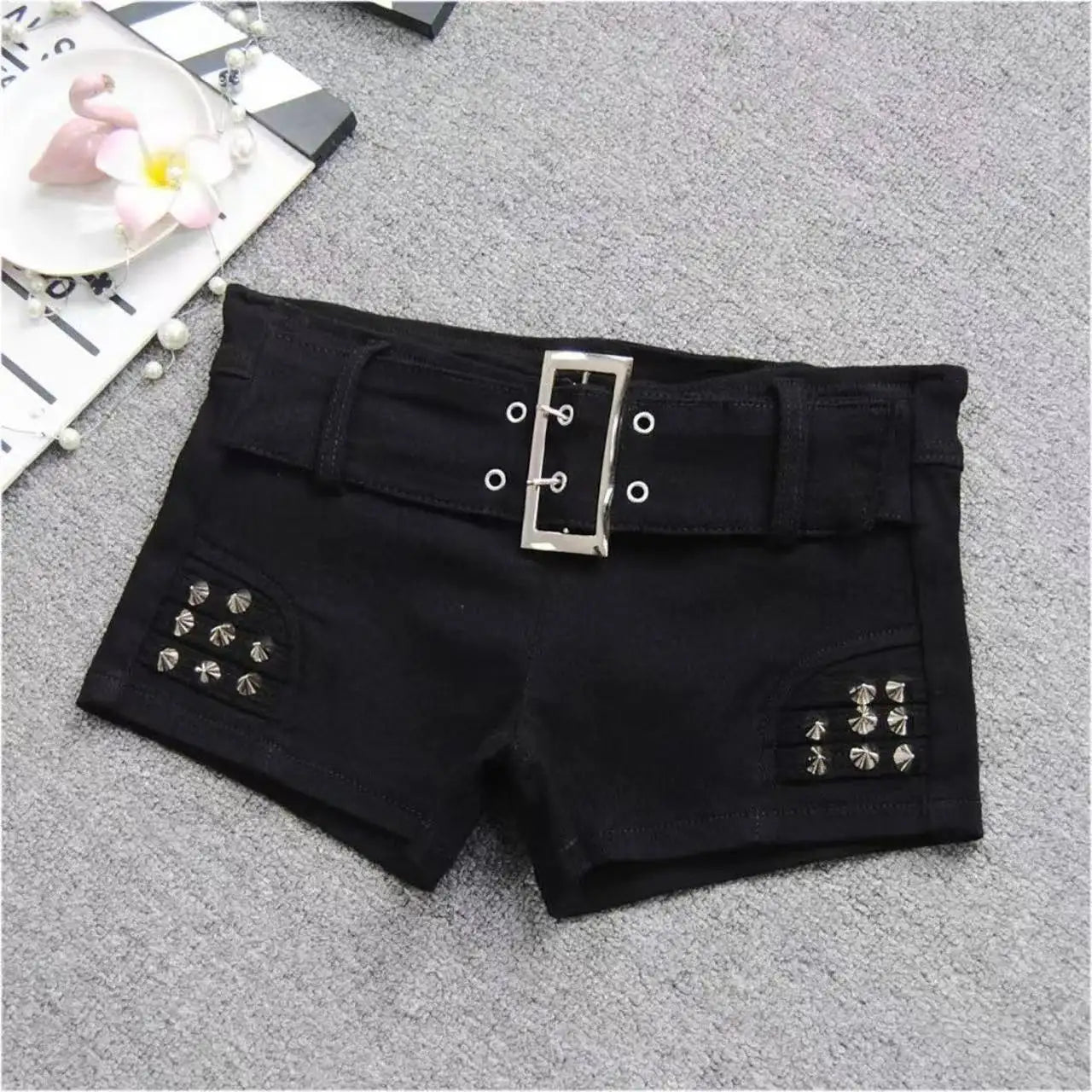 Summer Women Y2k Streetwear Gyaru Harajuku Fashion Grunge Vintage Coquette Low Rise 2000s Jean Shorts Denim Hot Pants Japanese - TrendHavenCo