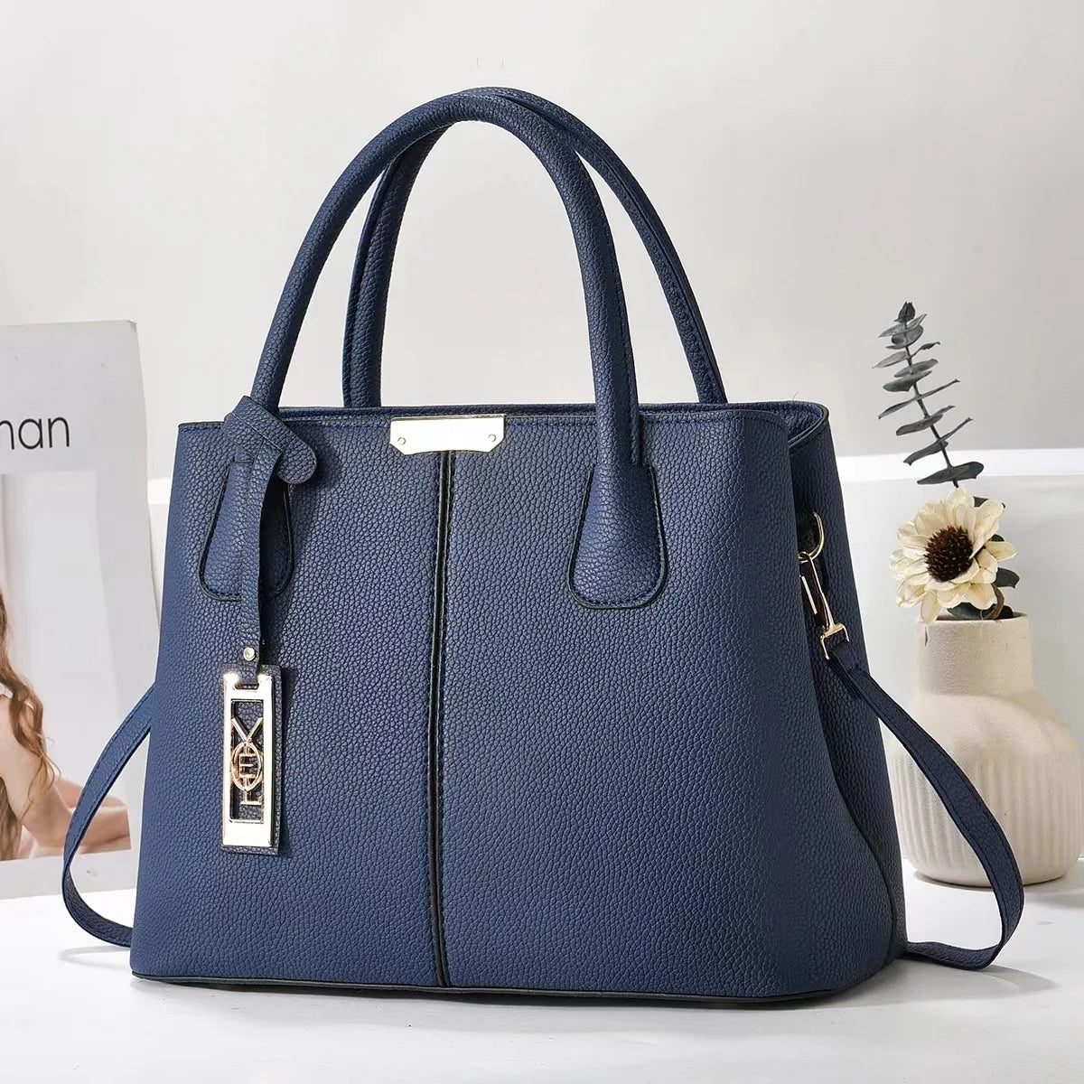Amanda | Elegant Leather Handbag - TrendHavenCo