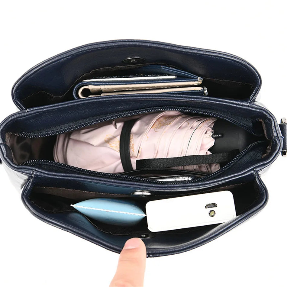 Penelope | PU Leather Shoulder Bags - TrendHavenCo