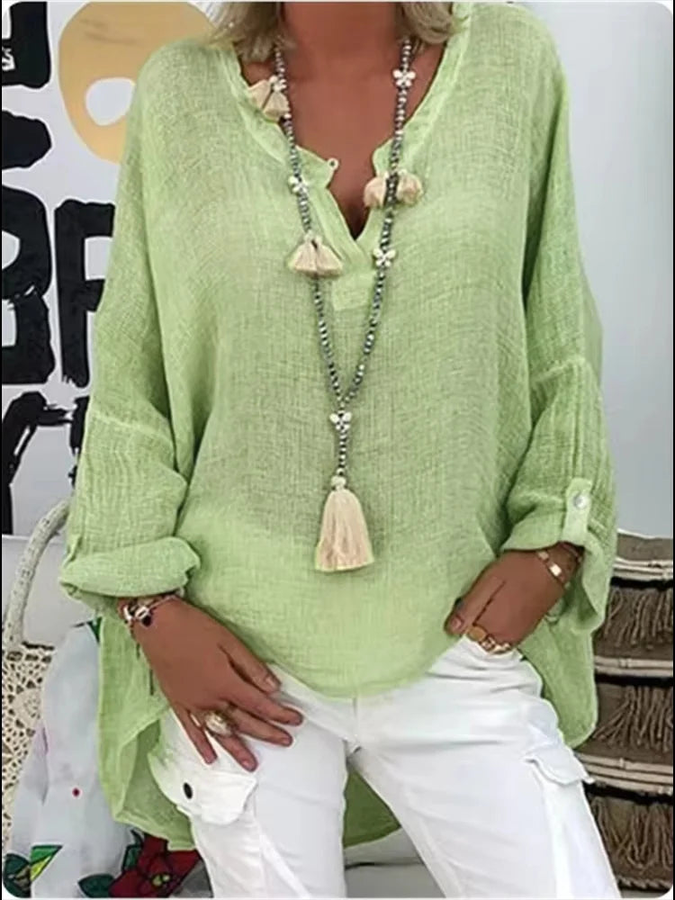 Mallory | Women's Casual Solid Color Top