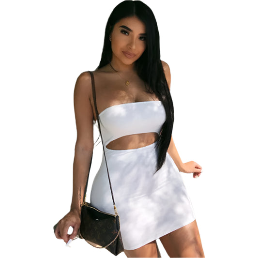 Elise | Sundress strapless sleeveless slim dress