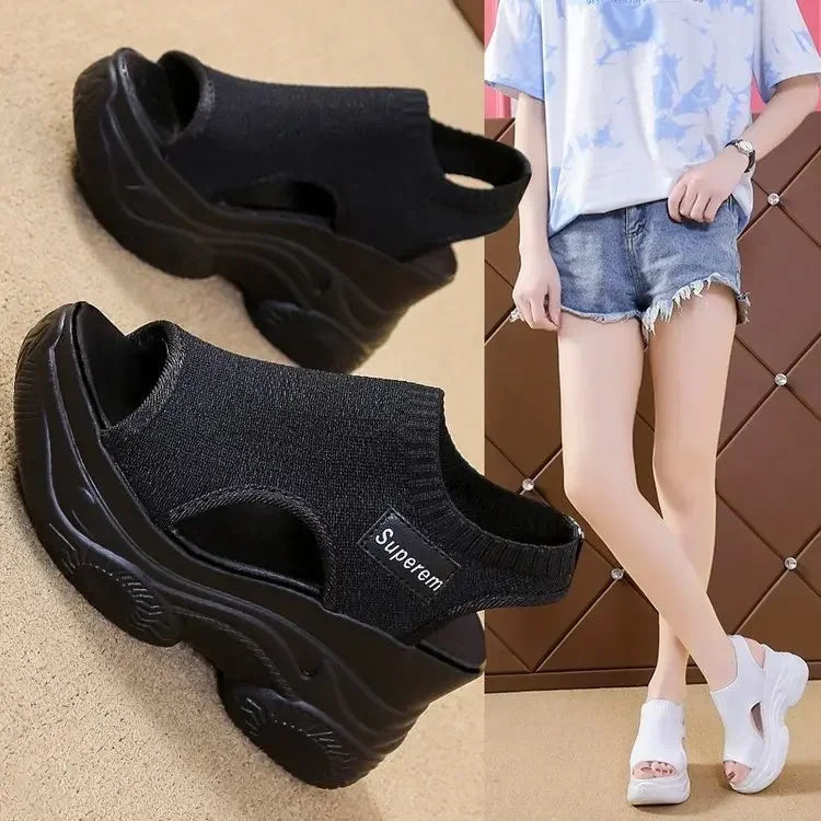 Daleyza | Knitting Mesh Breathable Wedge Platform