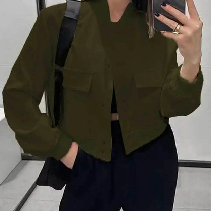 Adaline | Long Sleeve Bomber Jacket